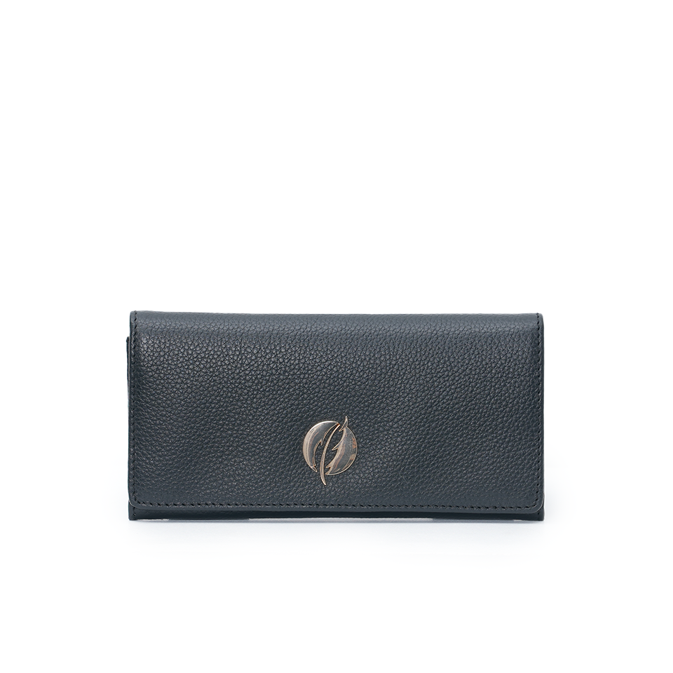 Long Magnetic Purse - Black