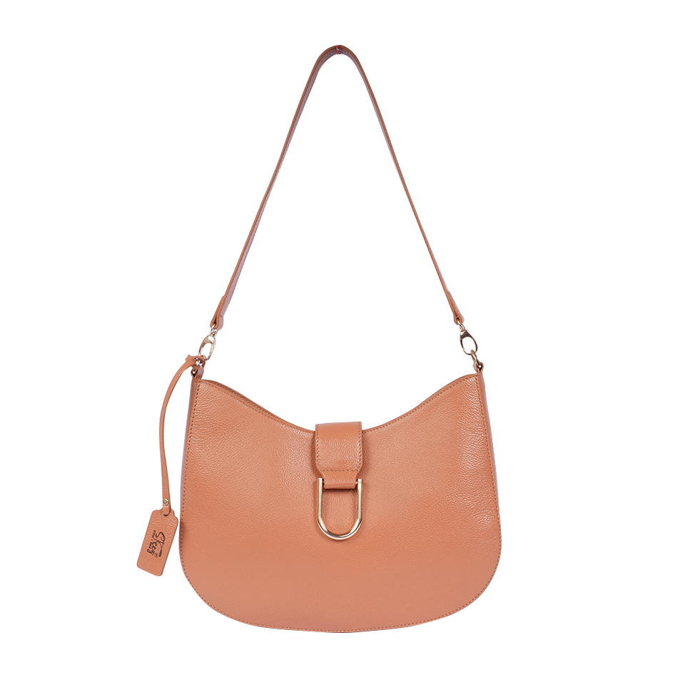 Flap Boat Bag - Camel Brown