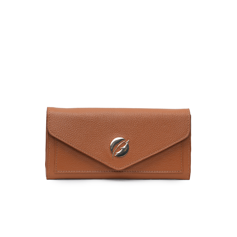 Long Flap Purse - Windsor Tan