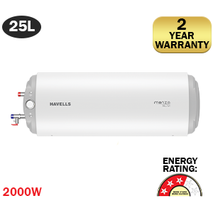 Havells MONZA SLIM 25L Warer Heater/Geyser - Left Configuration